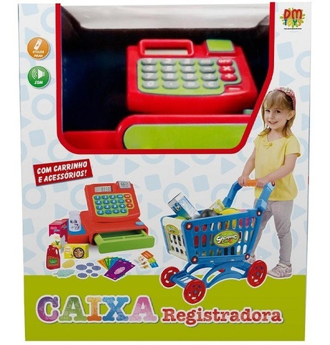 Caixa Registradora Hora Das Compras Dm Toys Dmt5963