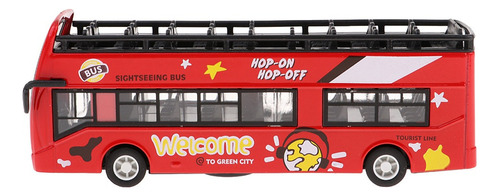 1:32 Modelo Autobús De Pisos Bus Turístico Juguete De