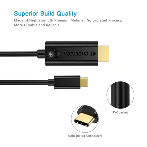 Cable Usb-c A Hdmi 1.8m 6ft
