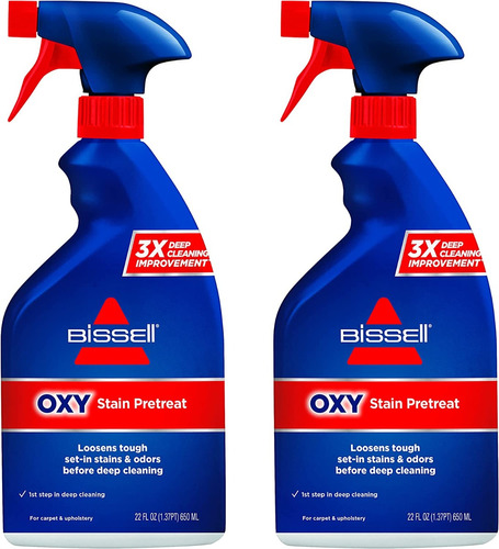 Removedor De Manchas Alfombra Y Tapiceria Bissell Oxy 2pack