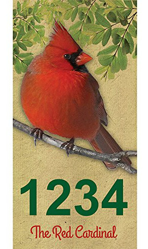 Números Casa Personalizados Ohio Cardinals 3,5x7  (metal)