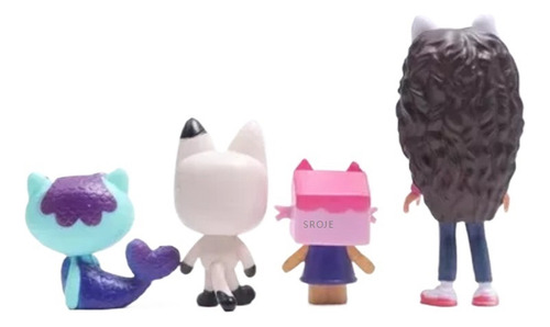 W-j 13 Figuras Gabby Dollhouse Toy Mercat Desenho Animado