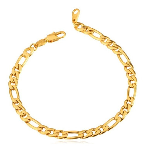 Pulsera Enchapada En Oro 18k. Gran Calidad.