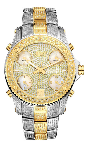 Jbw Jb--a &quot;jet Setter&quot; Reloj De Oro Y Diamantes, .