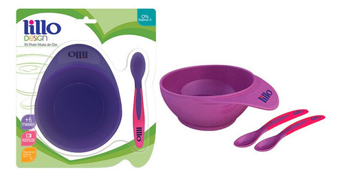 Set de alimentos termosensibles - Púrpura - Lillo Lillo Do B