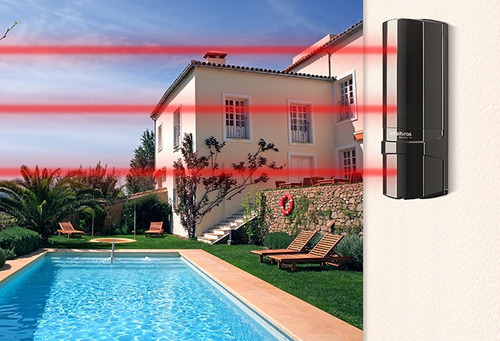 Sensor de barrera activo Intelbras Iva 5080 de hasta 120 metros