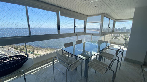 Apto, Vista Al Mar, Parrillero Propio, 3 Dorm Mas Servicio