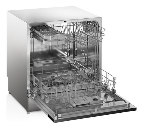Lava-louça Electrolux 8 Serviços Inox Lava E Seca 50' Ls08e 220V
