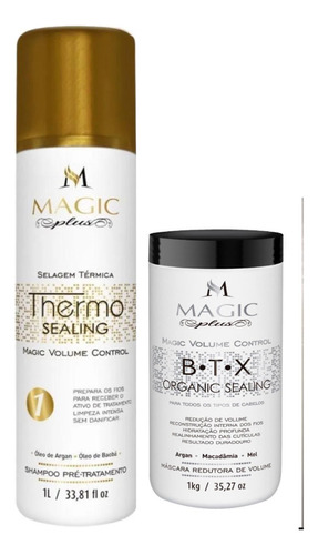 Magic Plus Shampoo Anti Resido E Btox Alisante Capilar 1k