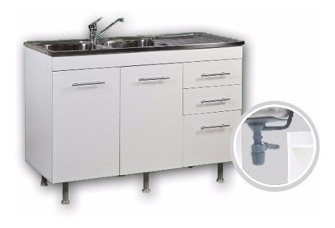 Imagen 2 de 9 de Griferia Monocomando Mesada Cocina Reforzada! 100% Bronce