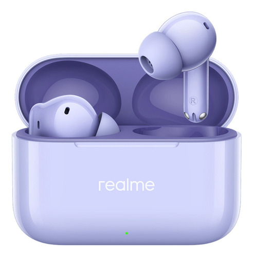 Realme Buds T200 Audifonos Cancelacion Ruido 32db Anc Bluetooth 5.4 Microfonos Inalambricos Certificación Hi-res 12.4mm Ip55 45 Ms De Latencia Ultrabaja Violet