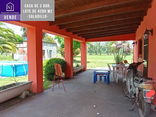 Vendo Hermosa Casa De 3 Habitaciones + Gran Parque