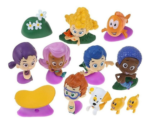 Bubble Guppies Gil Molly Goby Oona Bubble Puppy Fish 256