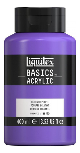 Tinta Acrilica Liquitex Basics 590 Brilliant Purple 400ml