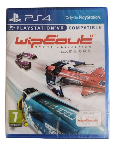 Wipeout Omega Collection Ps4 / Playstation Vr Compatible