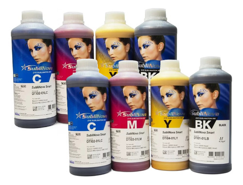 Kit Recarga Sublimacion Para L1250 L3210 L3259 F170 4ltscmyk