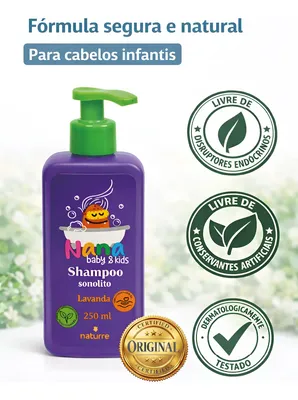 Shampoo Infantil 2 Em 1 Livre De  Disruptores Endócrinos