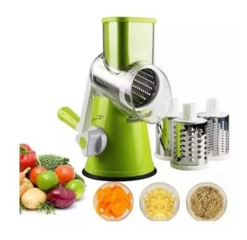 Ralador 3 Em 1 Tipo Maxchef Slicer Round Cortador De Legumes