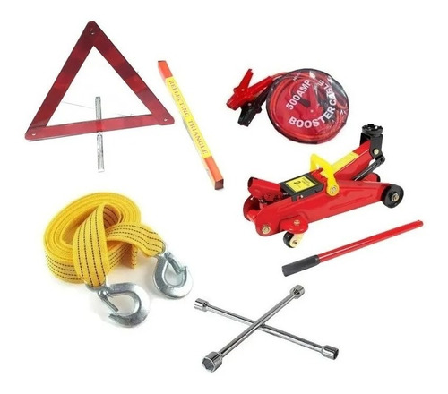 Kit De Emergencia Para Auto Con Gato De Carro 2ton