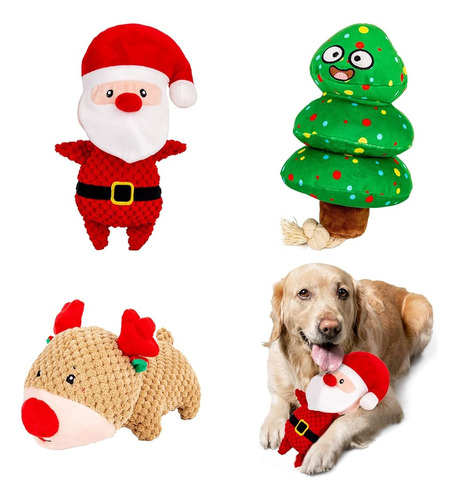 ~? Juguetes Para Perros De Navidad Para Mascotas De Silbato 