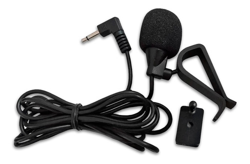 Microfone P2 Automotivo Chamada Voz Rs-120mic Cabo 2 Metros