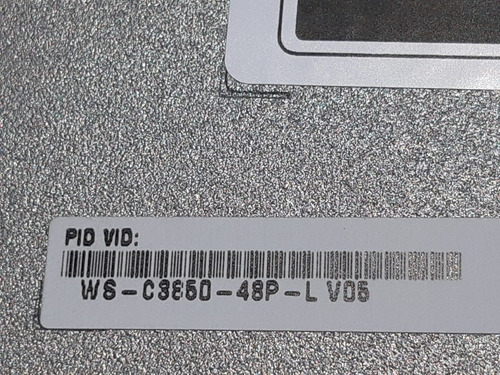 Switch Cisco Ws-c3850-48p-l Catalyst Nuevo Poe+ Gigabit