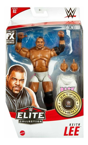 Imagen 4 de 4 de Figura Wwe Mattel Elite Luchador Keith Lee El Ilimitado