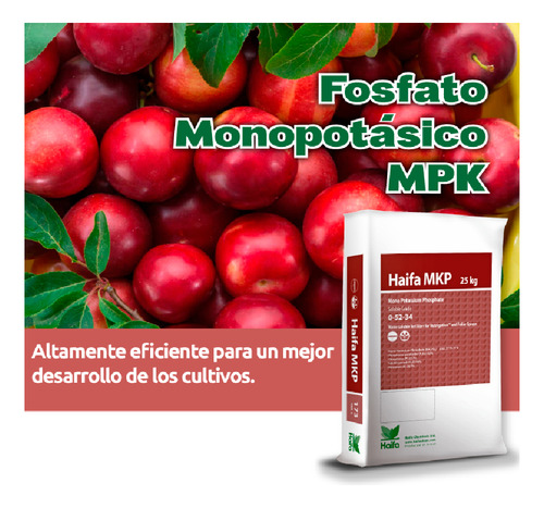 Nutriente Soluble Mkp Fosfato Monopotasico Haifa