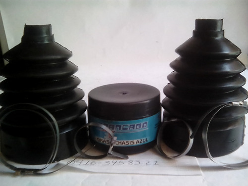 Kit 2 Guardapolvo Tripoide Toyota Fortuner+ 1grasa+4flejes