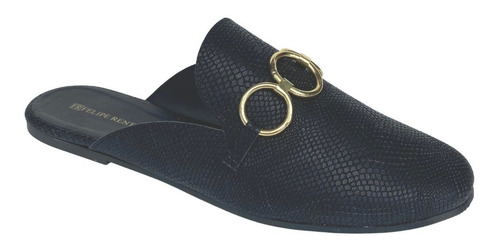 Imagen 3 de 10 de Zapato Mujer Flat Felipe Rentería Mules Dama Moda