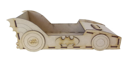 6 Dulceros Batimóvil Batman Mdf Carro Auto Candy Bar Dulces