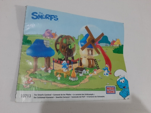 Mega Bloks 10713 Smurf Pitufos Instructivo