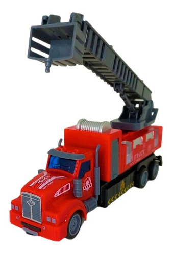Camion De Bomberos A Radio Control Remoto Autobomba Esc 1:48 Color Mac Escalera Larga