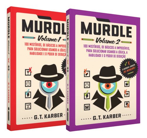 Murdle - Volume 1 + Volume 2 - G.t. Karber - Livros Físicos