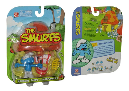 Pitufos Smurfs Jakks Pacific Pitufo Armonia / Harmony Smurf