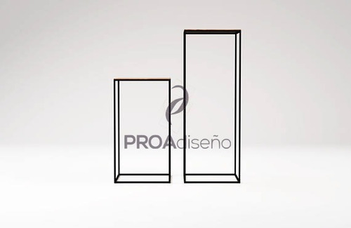 Mesa De Apoyo Arrime Auxiliar De Living Doble - Lila 1.1
