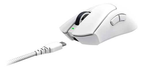 Mouse Sem Fio Gamer Razer Deathadder V3 Pro 63g 30k - Branco