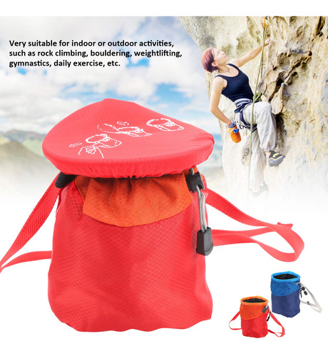 Bolsa De Tiza De Magnesio Para Escalada En Roca Y Boulder