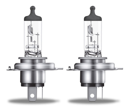 Imagen 2 de 10 de Lámpara H4 Osram Original 12v 60/55w Uv Auto Bilux Aleman P4