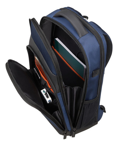 Porta Lap Top Samsonite Mysight 15.6 Blue Color Azul Diseño de la tela Liso