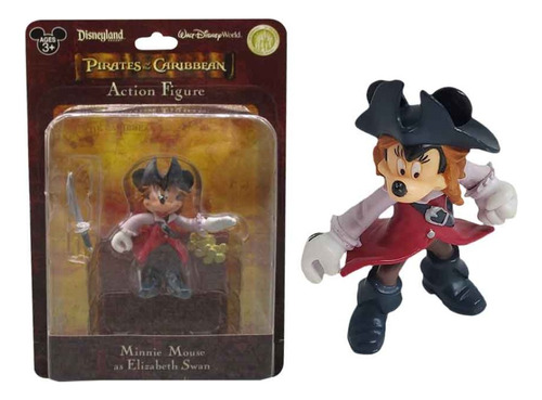 Figura Acción Minnie Mouse As Elizabeth Swan Piratas Caribe