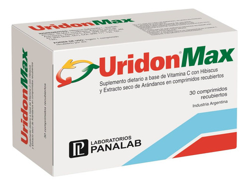 Uridon Max x30 Comprimidos Extracto de Arandanos Panalab