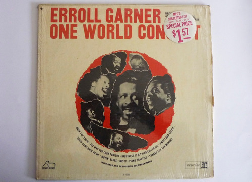 Erroll Garner - One World Concert - Lp Vinilo Acetato