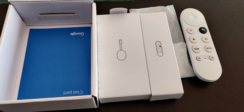 Google Chromecast 4k 4ta Generación Android 14 Blanco De Voz