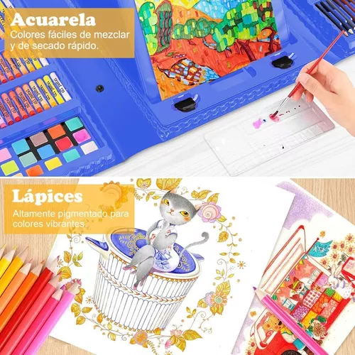 Colores Lápices Kit Dibujo 208pcs, Set De Arte Profesional, Moda de Mujer