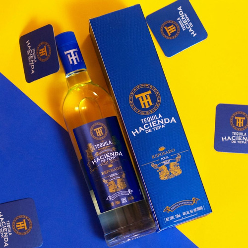 Caja De 12 Tequila Hacienda De Tepa Reposado 1000 Ml
