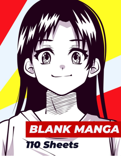 Libro: Calypsart Blank Manga Notebook: Large Size Manga Stor