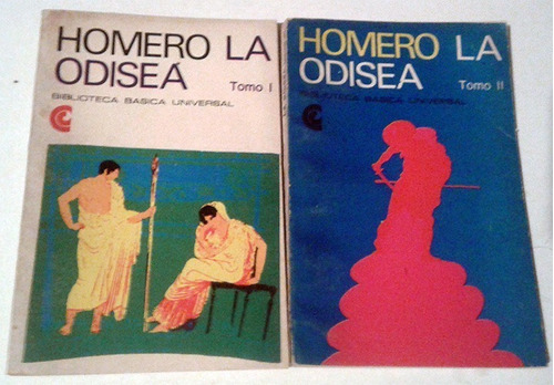 Libro De Homero : La Odisea (2 Tomos)