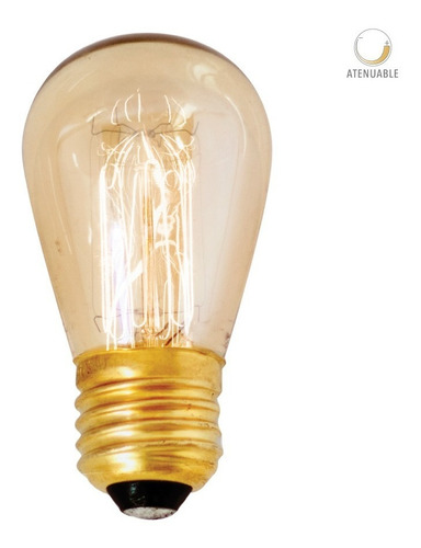 Foco Vintage Incandescente Atenuable 35 W Luz Suave Cálida Color de la luz Humo