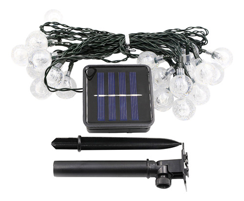 Lámpara De Hadas 50leds Redonda Impermeable Patio Jardín Bod